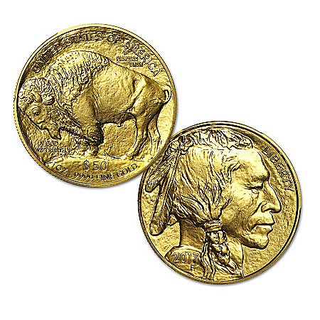 The 2017 PCGS MS-70 First Strike $50 Gold Bullion American Buffalo Coin