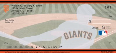 San Francisco Giants Checks