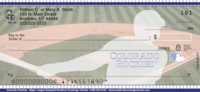 Colorado Rockies MLB Checks