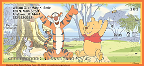 adventures of Pooh Personal Checks