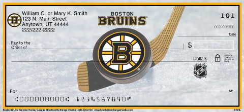 Boston Bruins(R) NHL(R) Personal Checks