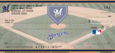 Milwaukee Brewers MLB Checks