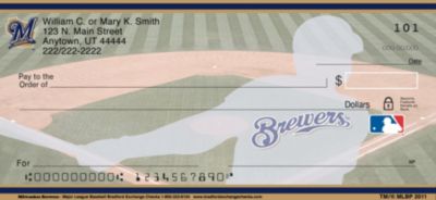 Milwaukee Brewers MLB Checks