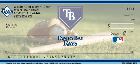 Tampa Bay Rays Checks