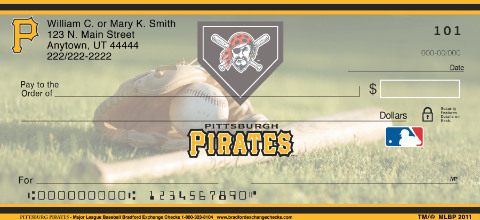 Pittsburgh Pirates MLB Checks