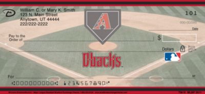 Arizona Diamondbacks MLB Personal Checks