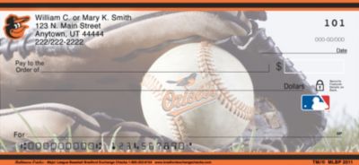 Baltimore Orioles MLB Personal Checks