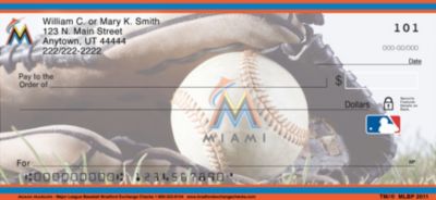 Miami MLB Marlins Checks