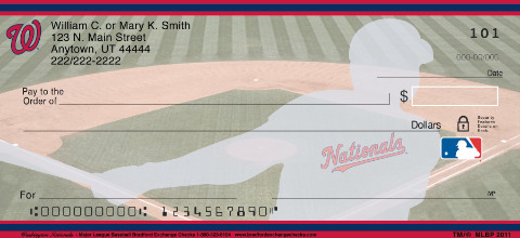 Washington National MLB Checks