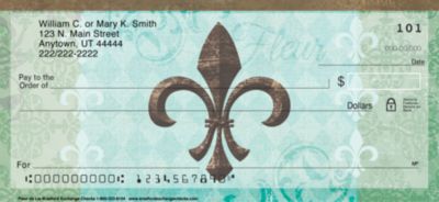 Fleur De Lis Checks Designs 7