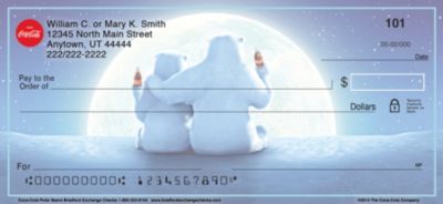 Coca-Cola(R) Polar Bears Personal Checks