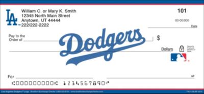 Los Angeles Dodgers MLB Checks