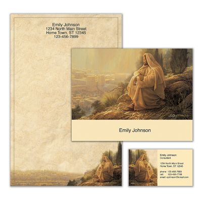 Jesus, Light Of The World Personalized Stationery