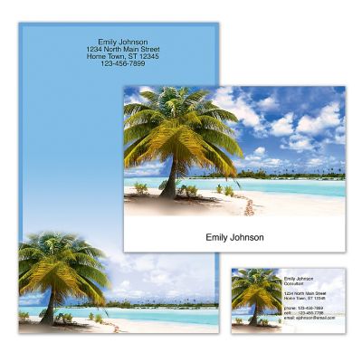 Tropical Paradise Personalized Stationery