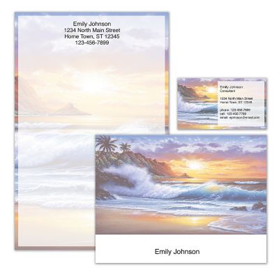 Hawaiian Sunsets Personalized Stationery