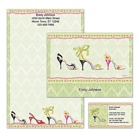 Stepping Out Personalized Stationery