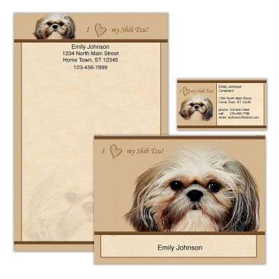 Faithful Friends - Shih Tzu Personalized Stationery