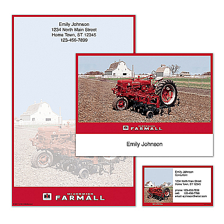 Farmall Personalized Stationery