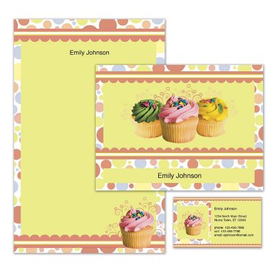 Cupcake Craze Personalized Stationery