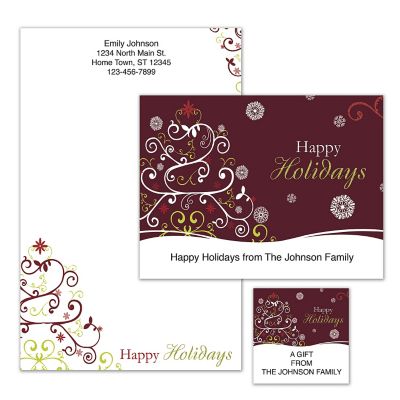 Holiday Celebrations Personalized Stationery