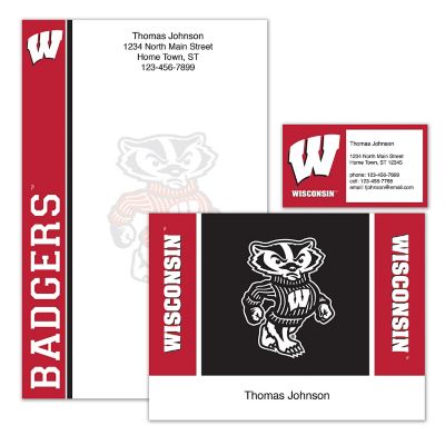 University Of Wisconsin Personalized Stationery