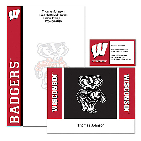 University Of Wisconsin Personalized Stationery
