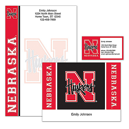 University of Nebraska Personalized Stationery