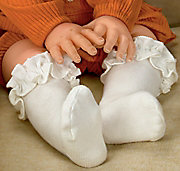 Ruffled socks recreate the charm of the original outfit