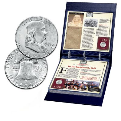 Franklin Half Dollars Complete Coin Collection