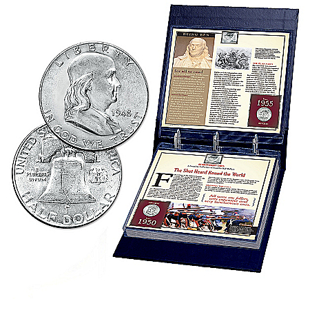 Franklin Half Dollars Complete Coin Collection