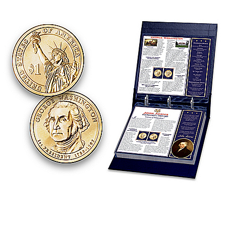 U.S. Presidential Dollar Coin Collection: Uncirculated Collectible Commemorative Coins