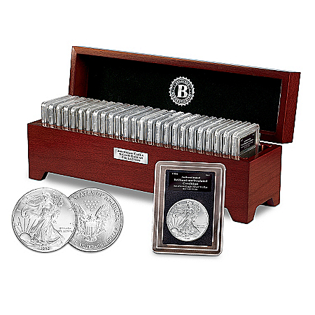 Complete American Eagle Silver Dollar Coin Collection