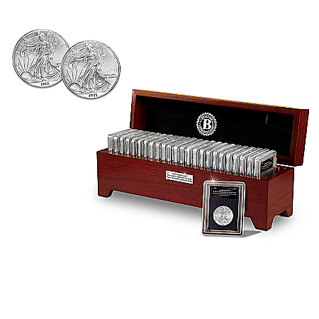 Complete Walking Liberty Silver Half Dollar Coin Collection
