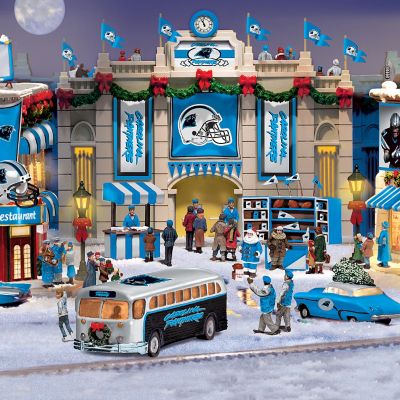 Carolina Panthers Collectible Christmas Village Collection