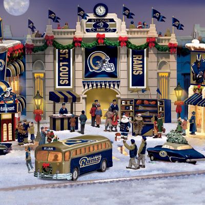 St. Louis Rams Collectible Christmas Village Collection