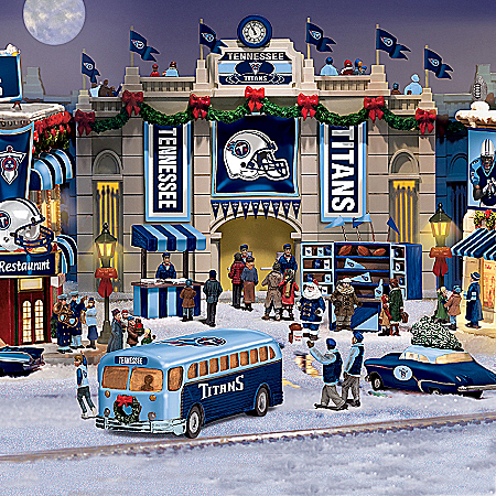Tennessee Titans Collectible Christmas Village Collection