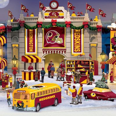 Washington Redskins Collectible Christmas Village Collection