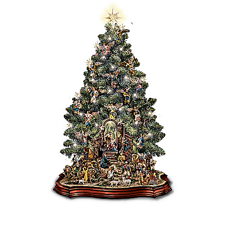 Tabletop Christmas Nativity Scene Christmas Tree Collection