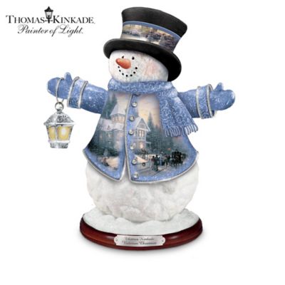 Thomas Kinkade Winter Wonderland Heirloom Classics™ Snowman Figurine ...