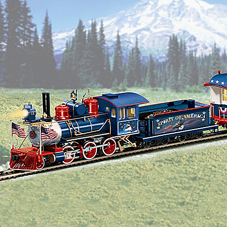 The Spirit Of America Patriotic Electric Train Collection