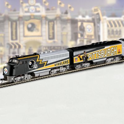 Pittsburgh Steelers Super Bowl Express Collectible NFL Football Electric Train Collection