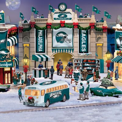 Collectible Philadelphia Eagles Christmas Village Collection