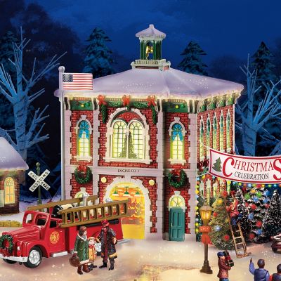 Firefighter Christmas Village Collection