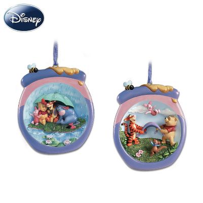 Pooh's Honeypot Adventures Disney Christmas Ornament Collection