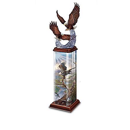 Illuminations Of Majesty Collectible Eagle Art Illuminated Sculpture Collection