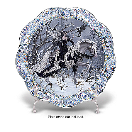 Crystal Enchantment Fantasy Art Collector Plate Collection: Unique Home Decor