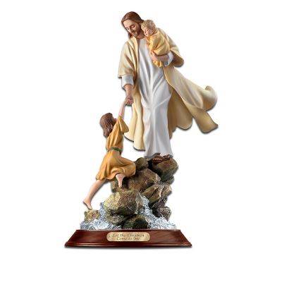 Visions Of Saving Grace Jesus Christ Figurine Collection: Christian Religious Home Decor