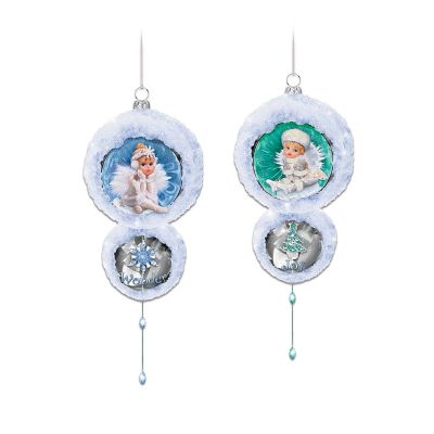 Snow Angel Holidays Ornament Collection: Sets Of Two