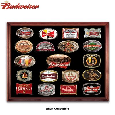 Budweiser Collectible Belt Buckle Collection