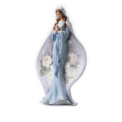 Blessed Virgin Mary Religious Figurine Collection: Our Lady Of The Flowers